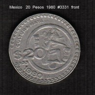 MEXICO    20  PESOS  1980  (KM # 486) - Mexico