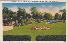 Panoramic View Of Adolph Jaenicke Gardens Fort Wayne Indiana - Fort Wayne