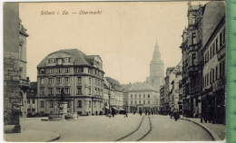 Döbeln I. Sa. - Obermarkt,  Verlag: Brück & Sohn, Meissen, POSTKARTE,  Erhaltung: I-II, Unbenutzt - Doebeln