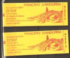Andorre Carnet N° 2 **  Non Ouvert 2 Carnets Dont 1 Avec Date 8-1-88 - Booklets