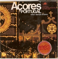 Açores ** & Carteira Anual Dos Açores, Tudo Em Selos 1982 (867) - Markenheftchen