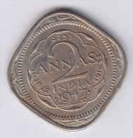 @Y@    BRITISH India   2  Annas 1947   (2584) - Indien