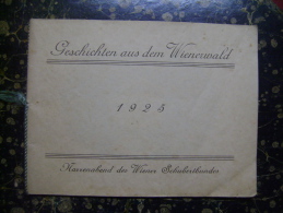 Geschichten Aus Dem Wienerwald-1925   (2401) - Kunstführer