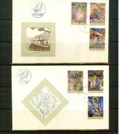 Jugoslawien / Yugoslavia / Yougoslavie 1969 Fresken / Frescoes FDC Postfrisch / Unmounted Mint - Lettres & Documents