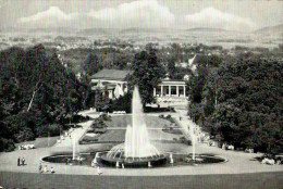 AK Bad Oeynhausen, Große Fontaine Und Wandelhalle, Gel 1965 - Bad Oeynhausen