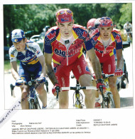 Photo-Presse, Cyclisme : Felix GARCIA CASAS, Unai OSA, Aitor KINTANA, Dauphiné Libéré (11 Juin 2002) Mont Ventoux - Ciclismo