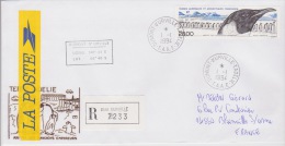 PLIS  ANTARCTIQUE DUMONT D'URVILE ARRIVÉE DES MANCHOTS EMPEREURS 1-1-1994 - Storia Postale