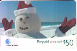 ST.LUCIA-P4-PRE PAID CALLING CARD EC$50 - Sainte Lucie