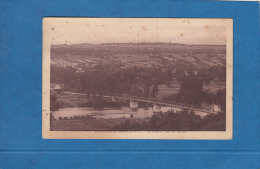 CPA - BONNIERES Sur SEINE - Le Pont Et Vue Sur Gloton - 1937 - Bonnieres Sur Seine