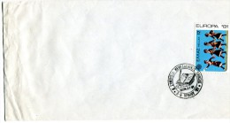 Greece- Greek Commemorative Cover W/ "1st Symposium Of Modern Greek Poetry" [Patras 3.7.1981] Postmark - Affrancature E Annulli Meccanici (pubblicitari)