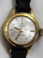 PRONTO AUTOMATIC 20MK GOLD PLATED LADIES WATCH SWISS - Autres & Non Classés