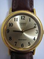 ELEGANT VINTAGE GOLD CASIO QUARTZ MEN´S WATCH - Sonstige & Ohne Zuordnung