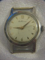 BELLEVUE VINTAGE S/S MECHANICAL GENT´S WATCH ~ SWISS - Other & Unclassified