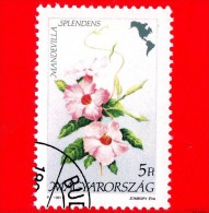 UNGHERIA - MAGYAR - 1991 - Flora D´America  - Fiori - Flowers - Mandevilla Splendens - 5 - Nuovi