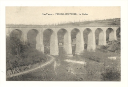 Cp, 87, Pierre-Buffière, Le Viaduc, écrite - Pierre Buffiere