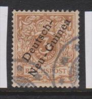 New Guinea German 1897 Overprints 3 Pf Yellow - Brown FU - Nouvelle-Guinée