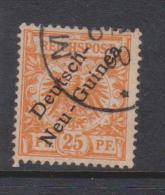 New Guinea German 1897 Overprints 25 Pf Orange FU - Nouvelle-Guinée