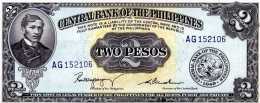 BILLET 2 PESOS PHILIPPINES CENTRAL BANK - Philippinen