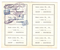 Faculté De Droit D'Alger - Carte D'étudiant 1957/1958 (doctorat) - Diplomas Y Calificaciones Escolares