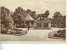 (275) Very Old - Carte Ancienne - UK - Reading Lion Statue - Reading