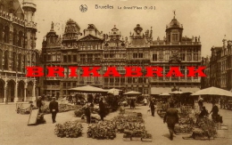 *CARTE POSTALE / BRUXELLES LA GRAND' PLACE - Belgique Marché Fleurs - Markets