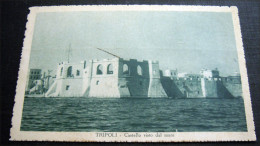 LIBIA ITALIANA TRIPOLI CASTELLO VISTO DAL MARE - Sphinx