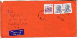 GOOD YUGOSLAVIA Postal Cover To ESTONIA 1981 - Good Stamped: City Views ; Tito - Covers & Documents