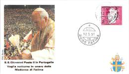 PORTUGAL  CATHOLIQUE VOYAGE  PAPE  JEAN PAUL II   Pope John Paul II Papst Johannes Paul II  PAPA Jonas Paulius II - Lettres & Documents