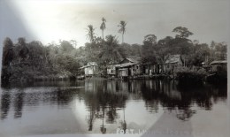 PORT LIMON COSTA RICA CARTE PHOTO N°11  VILLAGE AU BORD DE MER - Costa Rica