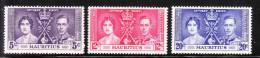 Mauritius 1937 Coronation Issue Omnibus MNH - Mauritius (...-1967)