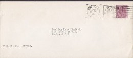 Canada Postal Stationery Ganzsache Entier MONTREAL Slogan 1953 Cover Lettre To Locally Sent King George VI - 1903-1954 Rois