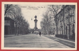 BIT-03  Torino  Monumento  Vitt. Emman. II Et Corso Omonimo . Cycliste. Non Circulé - Places