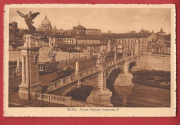 BIT-28 Roma  Ponte Vittorio Emmanuele II . Ange. Non Circulé - Ponti