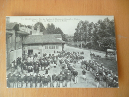 CPA Signes.Tirs De Combat De L'infanterie Coloniale à Chibron. Fin Des Tirs.Le Règiment Quitte La Ferme. Légionnaires? - Tamaris