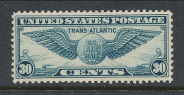 USA 1939 Air Mail Scott # C 24. Transatlantic Issue,  MH (*) - 1b. 1918-1940 Nuevos