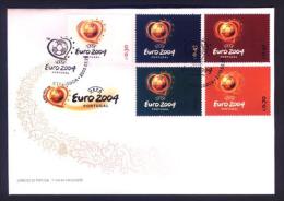 Portugal Football Euro 2004 Serie 2003 FDC  Soccer Euro 2004 Set From 2003 FDC - Championnat D'Europe (UEFA)