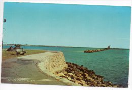 CP, ETATS-UNIS, CONNECTICUT, BRIDGEPORT, Breakwater And Lighthouse At Seaside Park, Voyagé En 1973 - Bridgeport