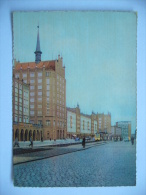 Germany: Rostock - Lange Strasse Mit Hochhaus, Straßenbahn - 1960s Unused - Rostock