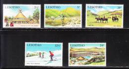 Lesotho 1970 Tourism Fishing Skiing Horseback Riding Holiday Inn MNH - Lesotho (1966-...)