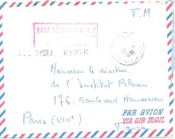 2657 Lettre En Franchise Militaire 1959 Base Aéerienne N°7?7 Marrakech Maroc - Militaire Luchtpost