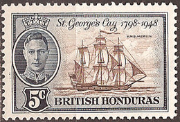 BRITISH HONDURAS..1949..Michel # 131...MLH. - British Honduras (...-1970)