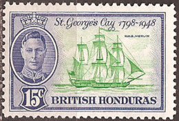 BRITISH HONDURAS..1949..Michel # 133...MLH. - British Honduras (...-1970)