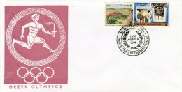Greece- Greek Commemorative Cover W/ "Day Of French Olympic Medalists" [Athens 31.3.1996] Postmark - Postembleem & Poststempel