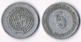 Algeria  5 Centimes 1974 - Algerien