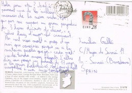 6695. Postal  DUBLIN (Irlanda) 1993. Vista - Briefe U. Dokumente