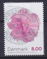 Denmark 2012 Mi. 1714 C    8.00 Kr. Flower Blume Sæbeurt Saebeurt (from Booklet) Deluxe Cancel !! - Used Stamps
