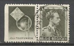 Belgique - N223 - PU 105 Ou 113 Ou 120 Telefunken - Obl. PATURAGES - Autres & Non Classés