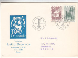 Bois - Arbres - Finlande - Carte Postale De 1959 - Oblitération Spéciale - Hoyrsaha - Covers & Documents