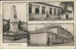 54 MAXEVILLE / Monument Aux Morts, Anciennes Ecoles, Groupe Scolaire / - Maxeville