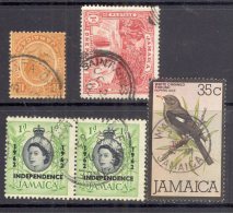 JAMAICA, Postmarks ´SANTA CRUZ, ST. ANN'S BAY, HALF-WAY-TREE, MAY PEN´ - Jamaica (...-1961)